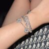 Camilla Diamond Bracelet – Silver