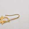 Authentic Christian Dior Logo Motif Clip-On Earrings Gold Tone 3Set CD 0465K