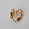 Authentic Christian Vintage Clip-On Dior Earrings Gold Plating CD 0502J