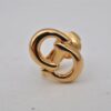 Authentic Christian Vintage Clip-On Dior Earrings Gold Plating CD 0502J