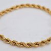 Authentic Christian Dior Chain Bracelet Gold Tone CD 0553K