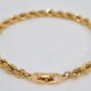 Authentic Christian Dior Chain Bracelet Gold Tone CD 0553K