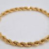 Authentic Christian Dior Chain Bracelet Gold Tone CD 0553K