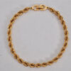 Authentic Christian Dior Chain Bracelet Gold Tone CD 0553K