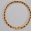 Authentic Christian Dior Chain Bracelet Gold Tone CD 0553K