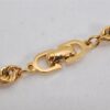 Authentic Christian Dior Chain Bracelet Gold Tone CD 0553K