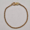 Authentic Christian Dior Vintage Chain Bracelet Gold Tone CD 0567K