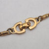 Authentic Christian Dior Vintage Chain Bracelet Gold Tone CD 0567K