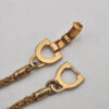 Authentic Christian Dior Vintage Chain Bracelet Gold Tone CD 0567K