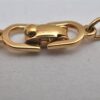 Authentic Christian Dior Vintage Logo Motif Chain Bracelet Gold Tone CD 0575K