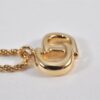 Authentic Christian Dior Chain Bracelet Gold Tone CD 0616L