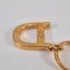 Authentic Christian Dior Chain Bracelet Gold Tone CD 0664L