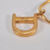 Authentic Christian Dior Chain Bracelet Gold Tone CD 0664L