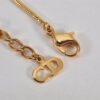 Authentic Christian Dior Chain Bracelet Gold Tone CD 0664L