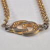 Authentic Christian Dior Chain Bracelet Rhinestone Gold Tone CD 0665L