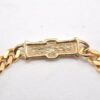 Authentic Christian Dior Chain Bracelet Rhinestone Gold Tone CD 1328L