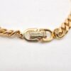 Authentic Christian Dior Chain Bracelet Rhinestone Gold Tone CD 1328L