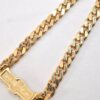 Authentic Christian Dior Chain Bracelet Rhinestone Gold Tone CD 1328L