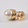 Authentic Christian Dior Clip-On Imitation Pearl Earrings Gold Plated CD 1334L