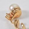 Authentic Christian Dior Clip-On Imitation Pearl Earrings Gold Plated CD 1334L