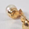 Authentic Christian Dior Clip-On Imitation Pearl Earrings Gold Plated CD 1334L