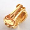 Authentic Christian Dior Rhinestone Clip-On Earrings Gold Plating CD 1380G