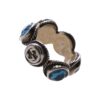 Gucci Interlocking G Swarovski Crystal Ring in Silver Metal