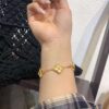 Camilla Bracelet – Gold Guilloche