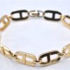 Authentic Christian Dior CD Logo Bracelet Gold Tone 2781F