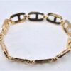 Authentic Christian Dior CD Logo Bracelet Gold Tone 2781F