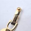 Authentic Christian Dior CD Logo Bracelet Gold Tone 2781F