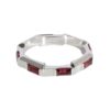 Gucci Link to Love Rubelite Band in 18K White Gold