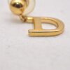 Authentic Christian Dior Vintage Earrings Gold Tone CD 3504I