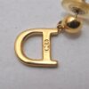 Authentic Christian Dior Vintage Earrings Gold Tone CD 3504I