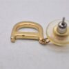 Authentic Christian Dior Vintage Earrings Gold Tone CD 3504I