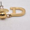 Authentic Christian Dior Vintage Earrings Gold Tone CD 3504I