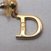 Authentic Christian Dior Vintage Earrings Gold Tone CD 3504I