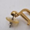 Authentic Christian Dior Vintage Earrings Gold Tone CD 3504I