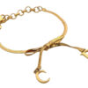 Authentic Christian Dior Vintage Chain Bracelet Gold Tone CD 3980I