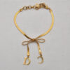 Authentic Christian Dior Vintage Chain Bracelet Gold Tone CD 3980I