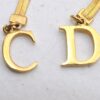 Authentic Christian Dior Vintage Chain Bracelet Gold Tone CD 3980I