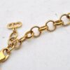 Authentic Christian Dior Vintage Chain Bracelet Gold Tone CD 3980I