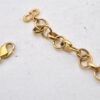 Authentic Christian Dior Vintage Chain Bracelet Gold Tone CD 3980I