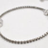 Authentic Christian Dior Chain Bracelet Rhinestone Silver Tone CD 3999K