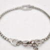 Authentic Christian Dior Chain Bracelet Rhinestone Silver Tone CD 3999K