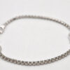 Authentic Christian Dior Chain Bracelet Rhinestone Silver Tone CD 3999K