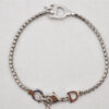 Authentic Christian Dior Chain Bracelet Rhinestone Silver Tone CD 3999K