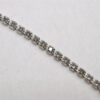 Authentic Christian Dior Chain Bracelet Rhinestone Silver Tone CD 3999K