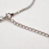 Authentic Christian Dior Chain Bracelet Rhinestone Silver Tone CD 3999K