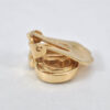 Authentic Christian Dior Clip-On Earrings Rhinestone Gold Plated CD 4346K